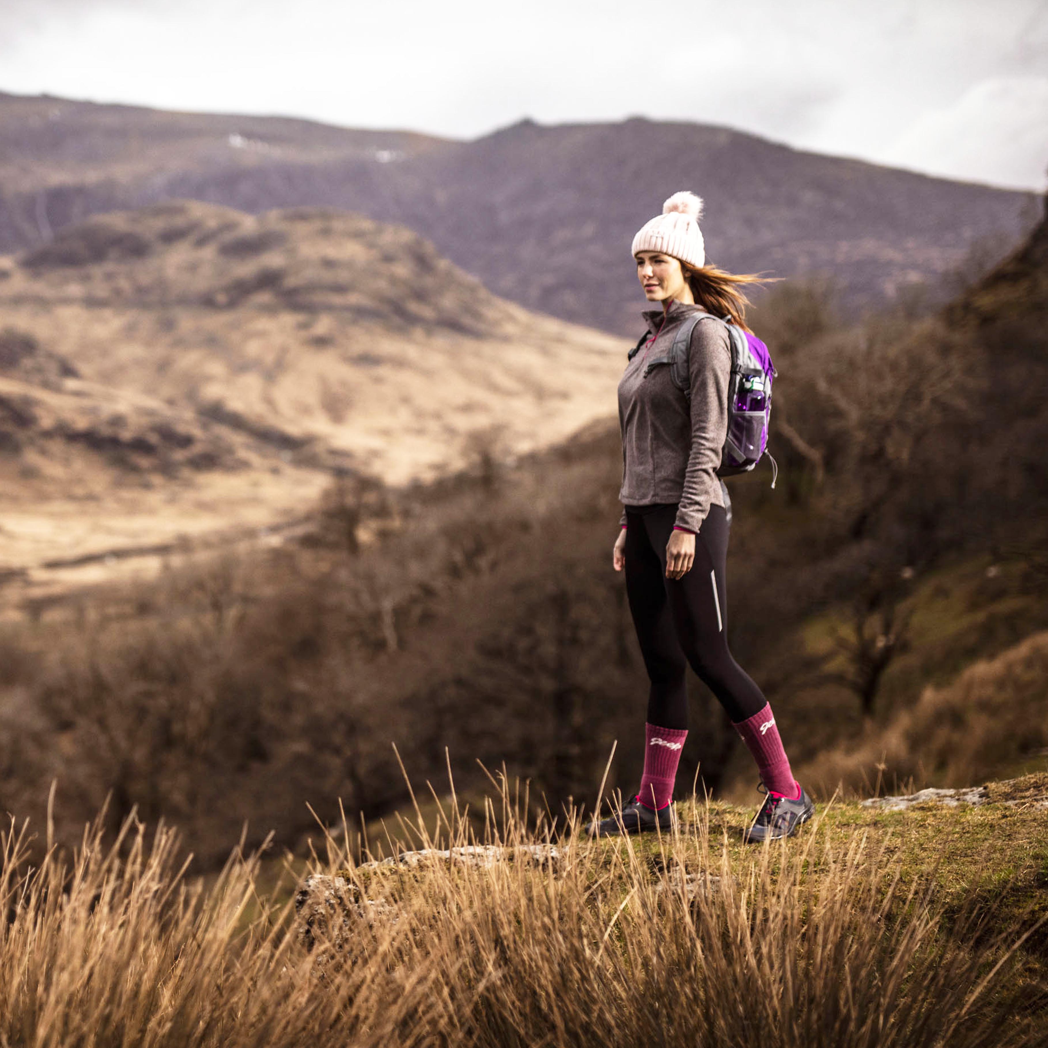 Women's 3 Pair Jeep Cotton Trail Boot Socks