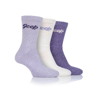 Women's 3 Pair Jeep Cotton Trail Boot Socks