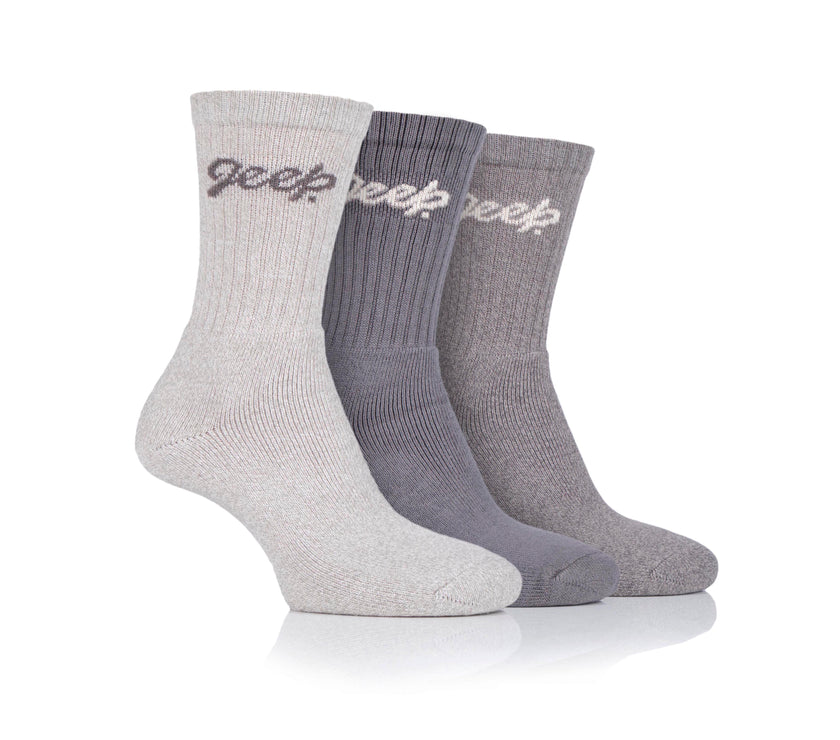 Women's 3 Pair Jeep Cotton Trail Boot Socks
