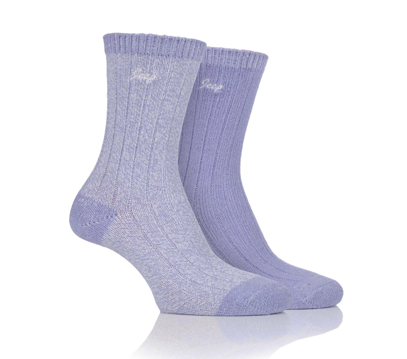 Women's 2 Pair Jeep Super-Soft Ribbed Socks
