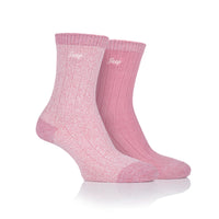 Women's 2 Pair Jeep Super-Soft Ribbed Socks