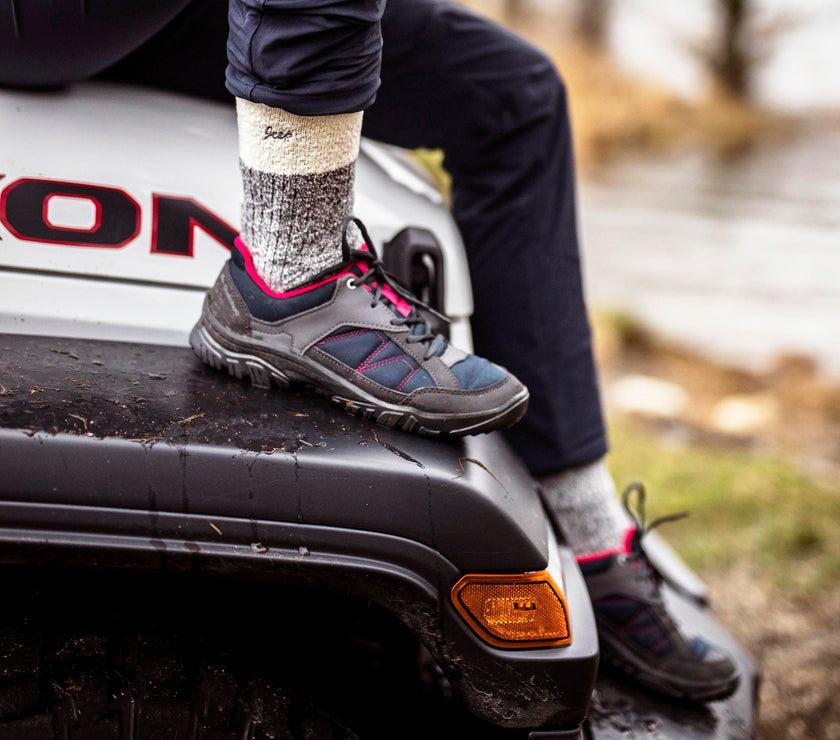 Women's 2 Pair Jeep Super-Soft Cable Knit Socks