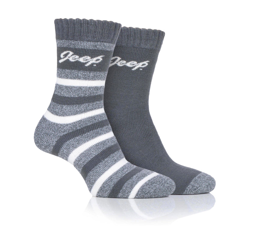 Women's 2 Pair Jeep Brushed Inside Thermal Boot Socks
