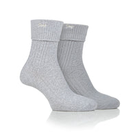 Women's 2 Pair Jeep Super-Soft Turn Over Top Socks