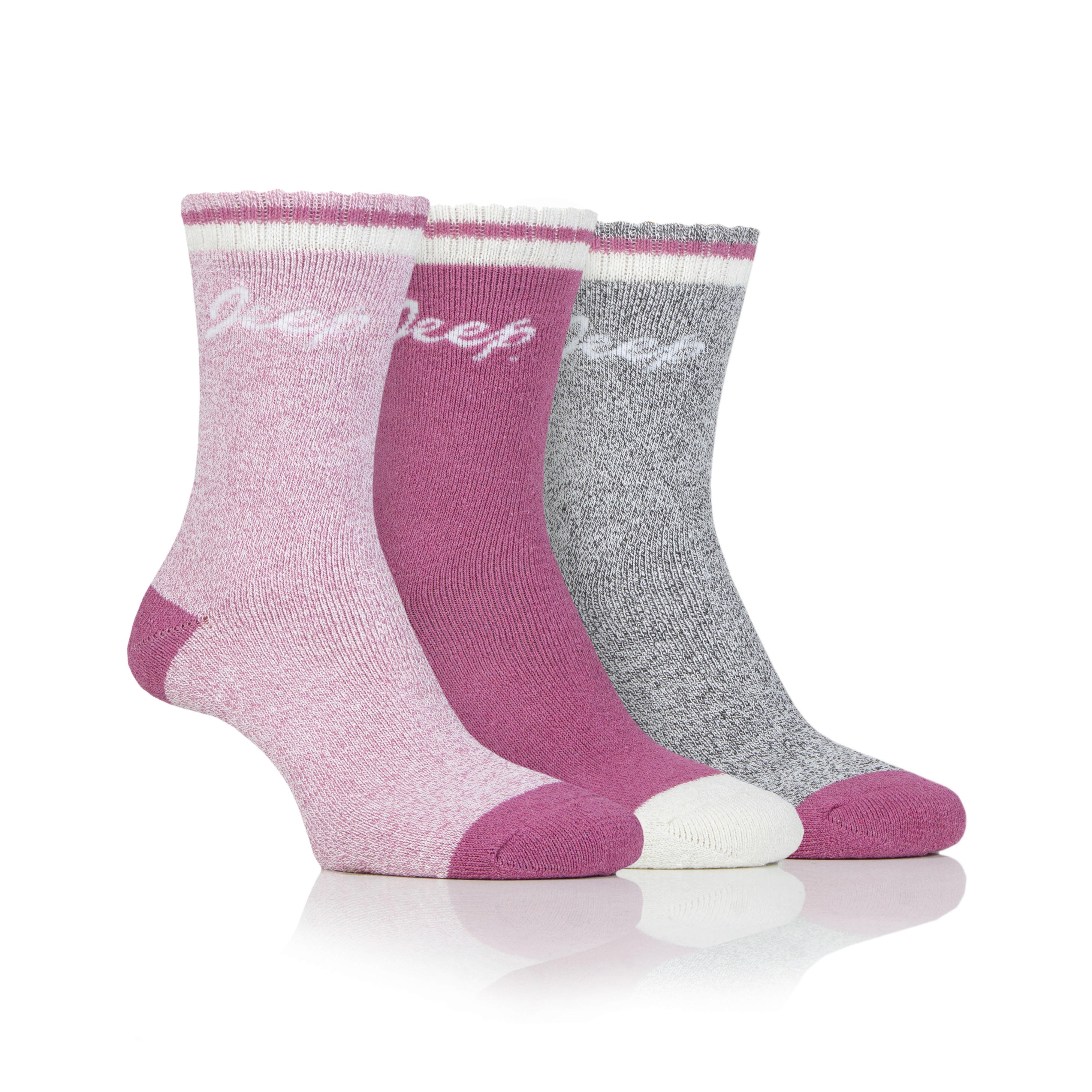 Women's 3 Pair Jeep Performance Boot Socks