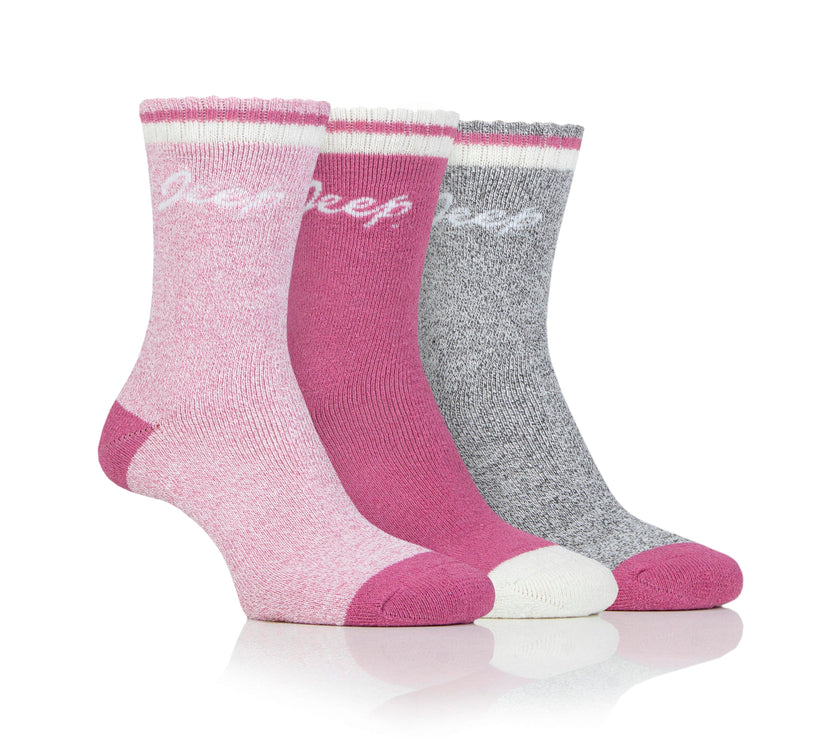 Women's 3 Pair Jeep Performance Boot Socks