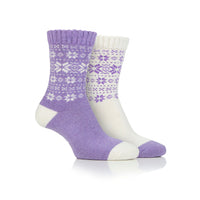 Women's 2 Pair Jeep Wool Blend Thermal Boot Socks