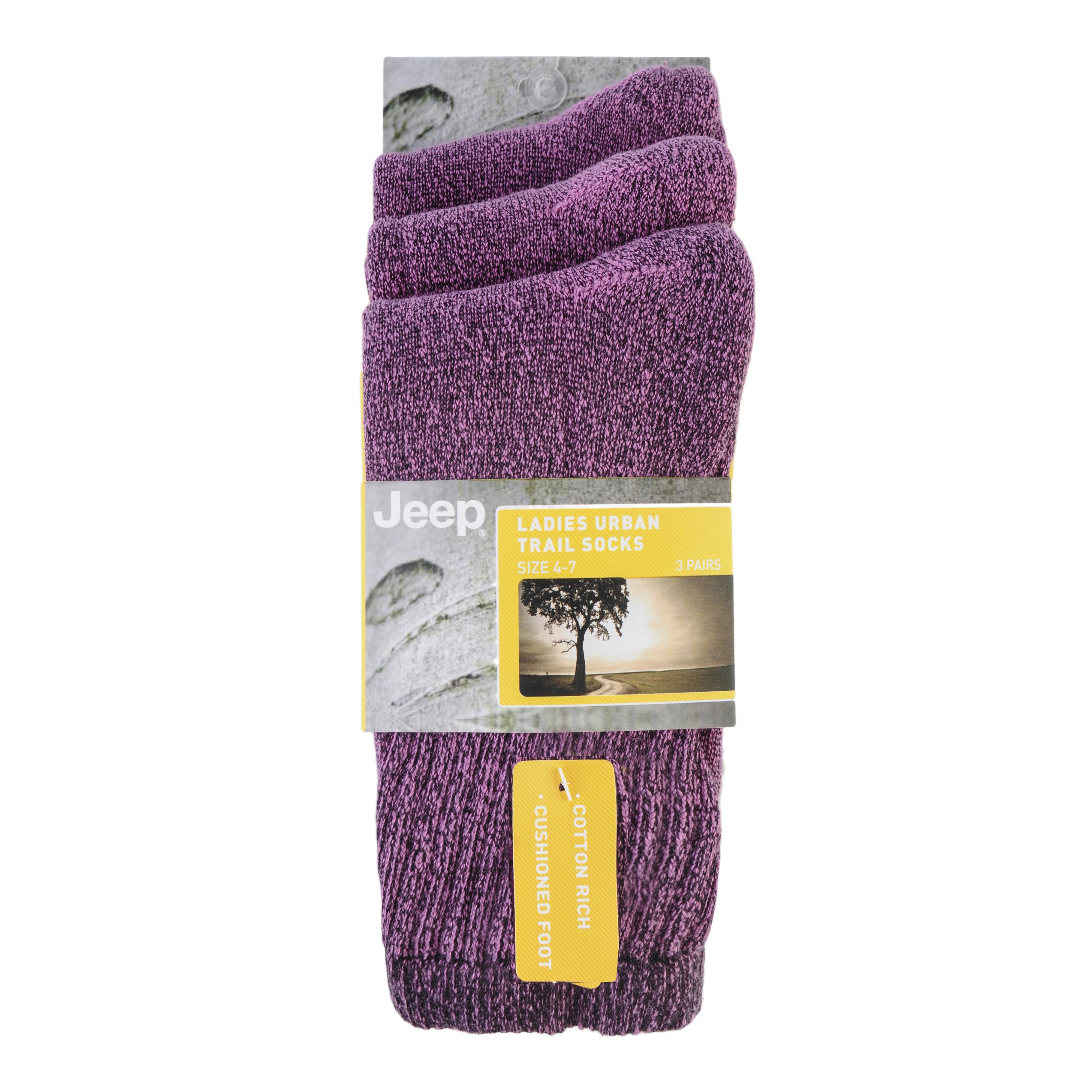 Women's 3 Pair Jeep Cotton Vintage Boot Socks