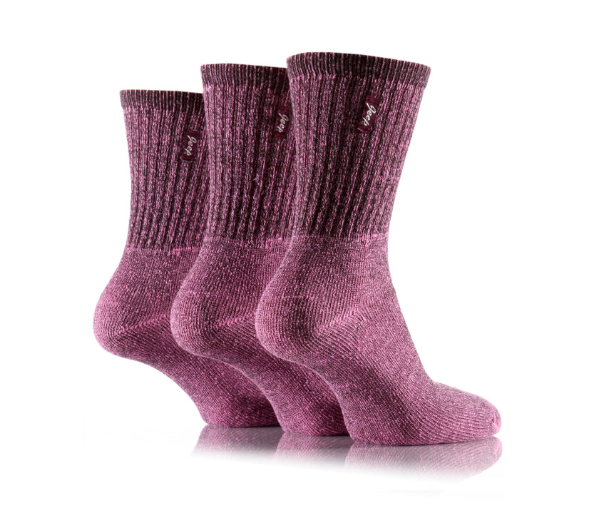 Women's 3 Pair Jeep Cotton Vintage Boot Socks