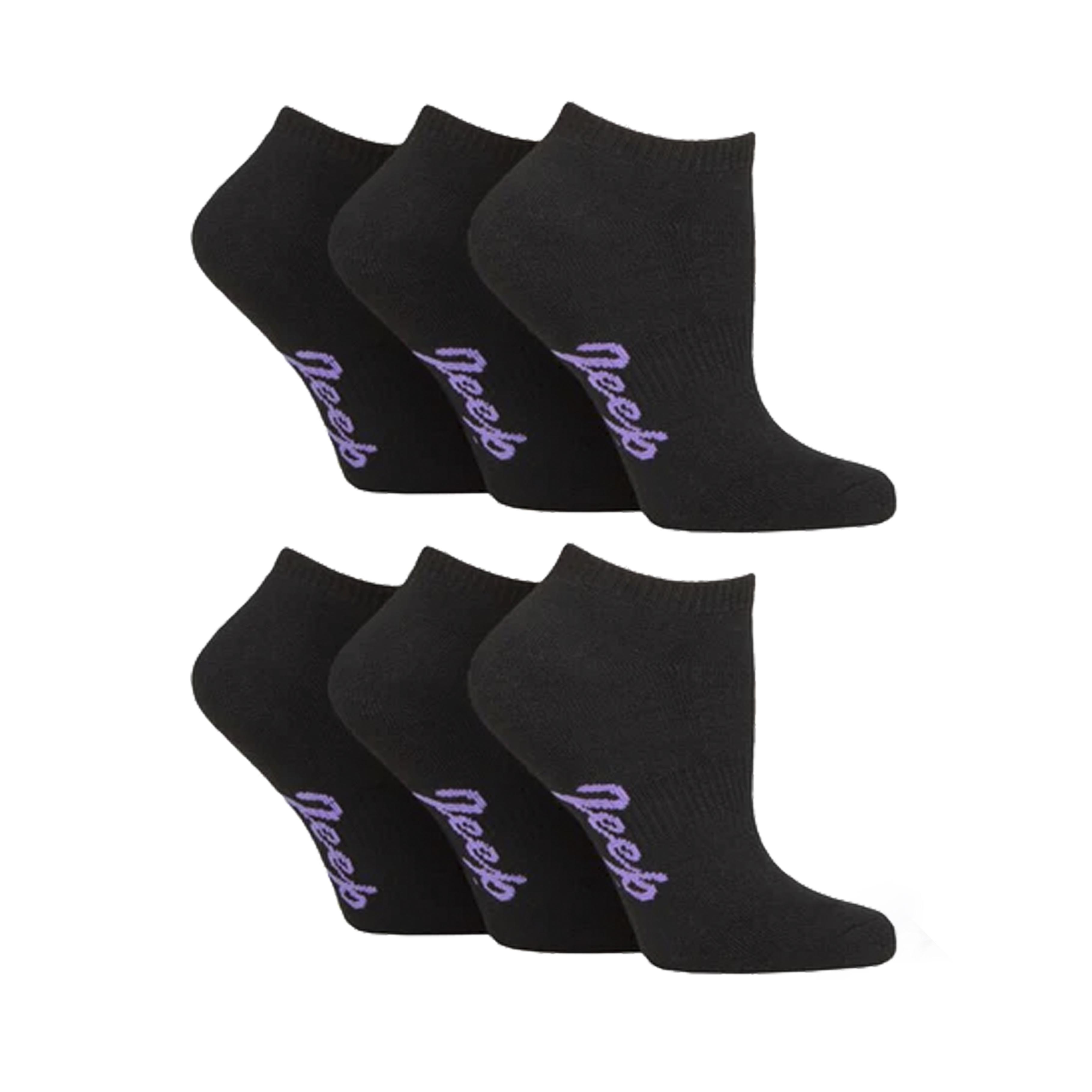 Women's 6 Pair Jeep Performance Cushioned Trainer Socks