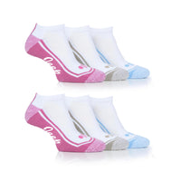 Women's 6 Pair Jeep Performance Cushioned Trainer Socks
