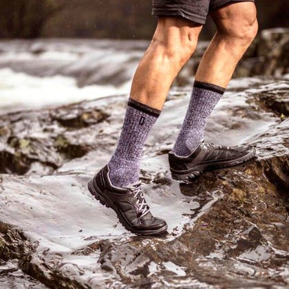 Mens 3 Pair Jeep Cotton Trail Boot Socks