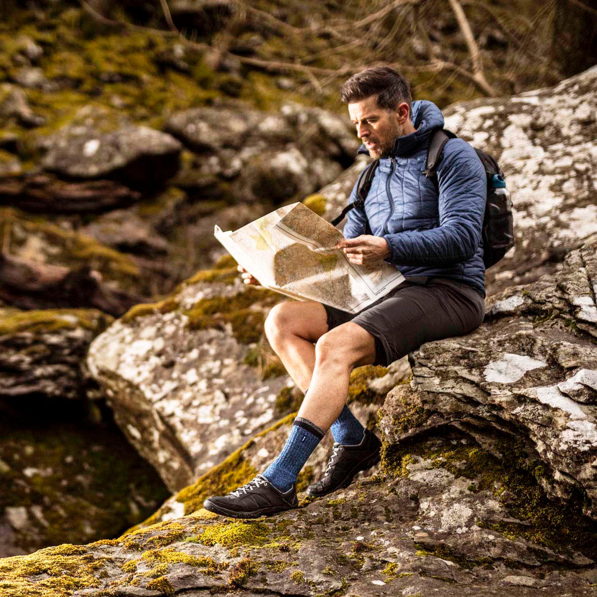 Mens 3 Pair Jeep Cotton Trail Boot Socks