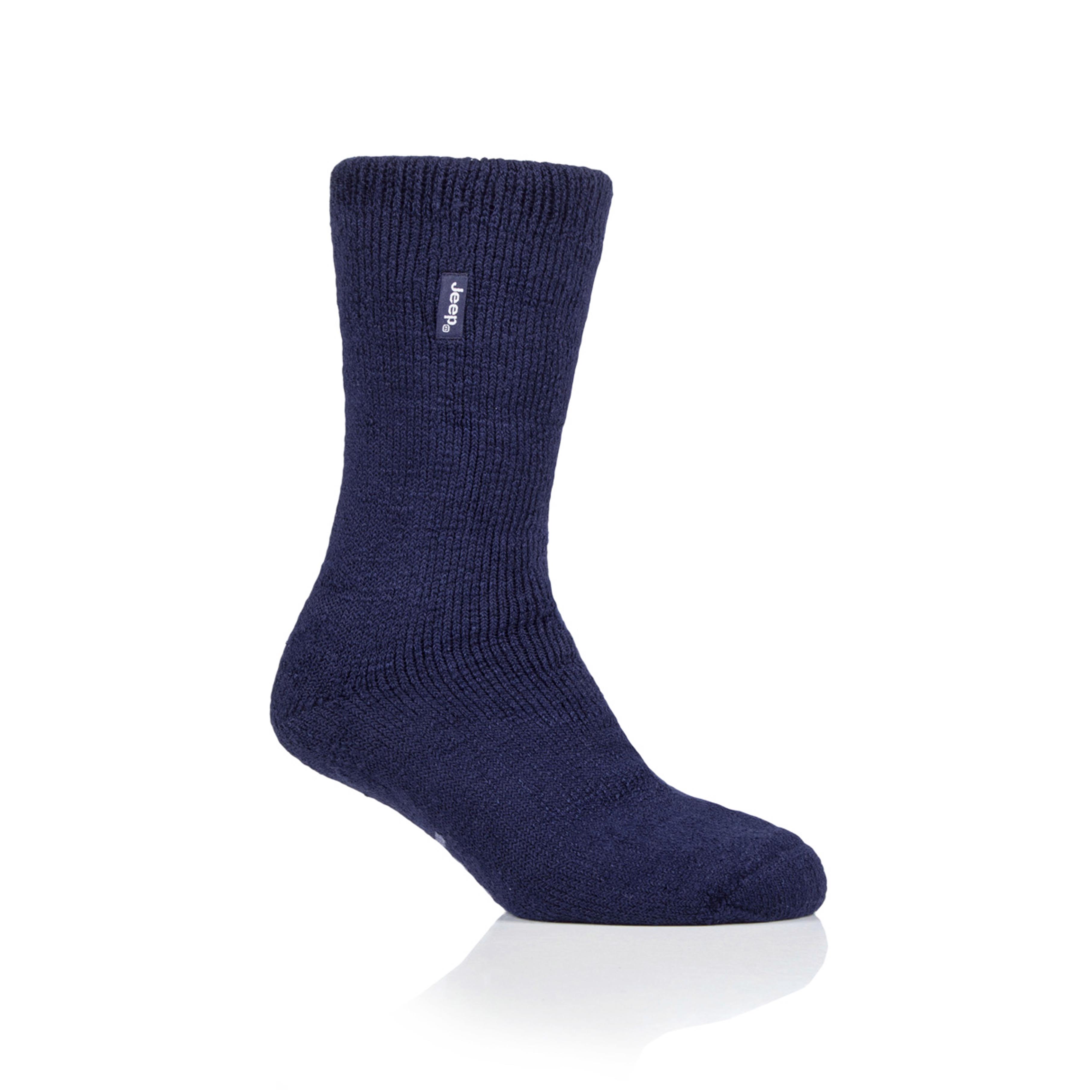 Men's 1 Pair Jeep Brushed Inside Super-Thermal Boot Socks