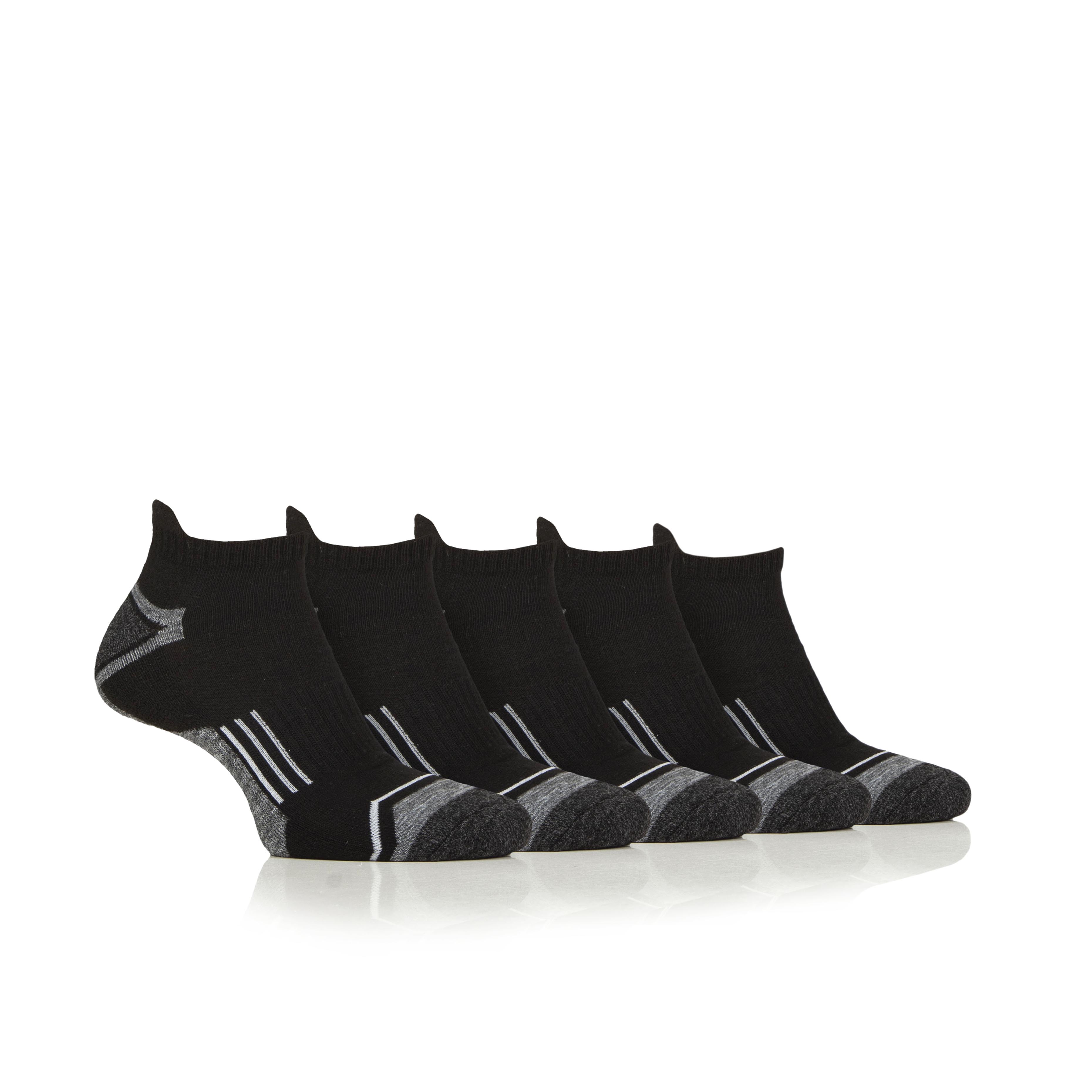 Men's 5 Pair Jeep Performance Technical Trainer Sport Socks