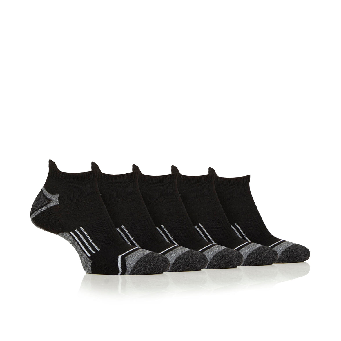 Men's 5 Pair Jeep Performance Technical Trainer Sport Socks