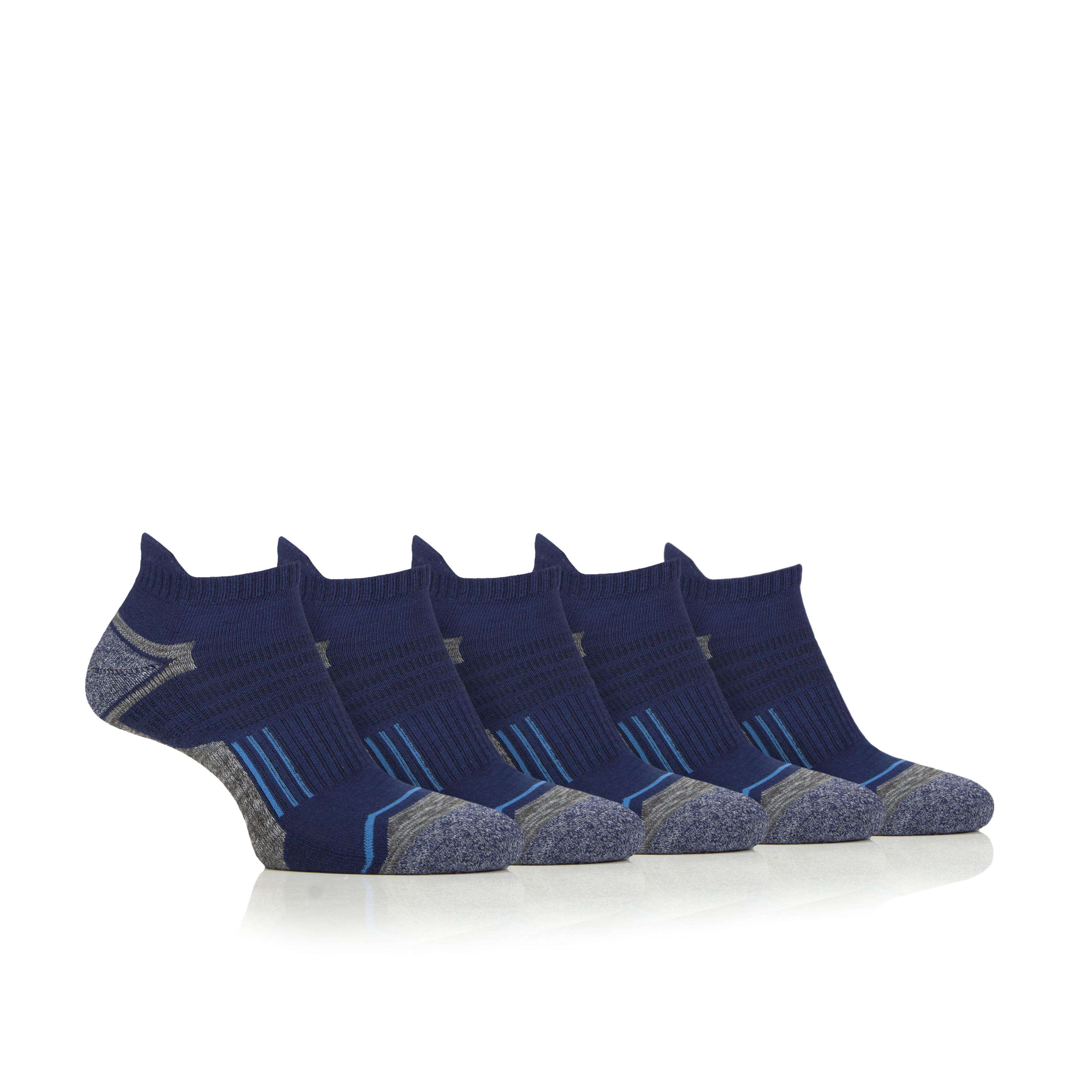 Men's 5 Pair Jeep Performance Technical Trainer Sport Socks