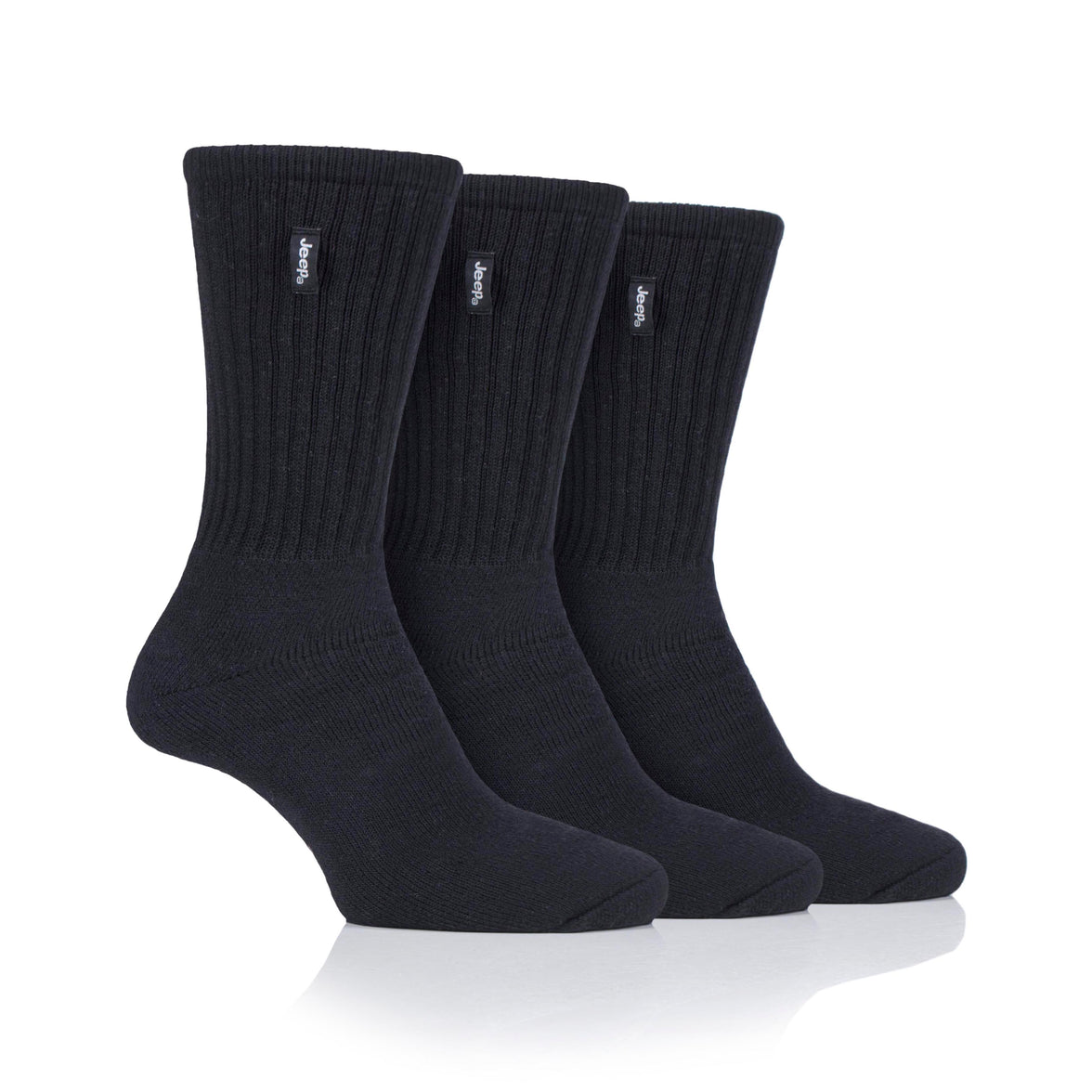 Men's 3 Pair Jeep Cotton Vintage Boot Socks