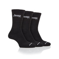 Men's 3 Pair Jeep Performance Leisure Crew Socks