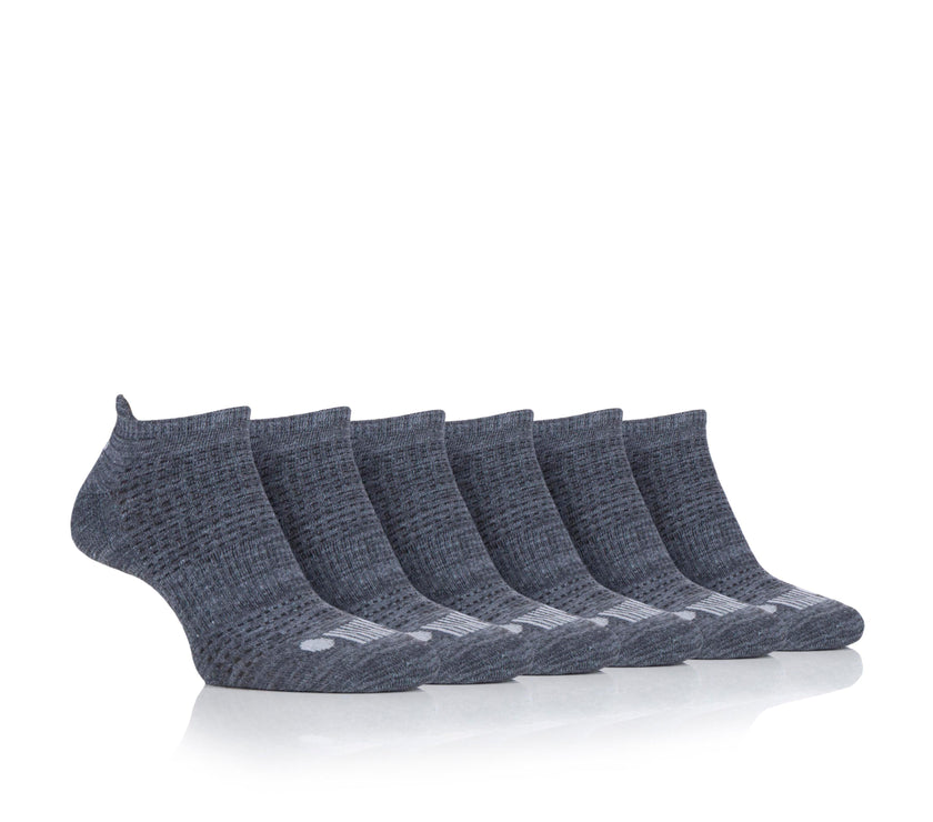 Men's 6 Pair Jeep Performance Sport Trainer Socks