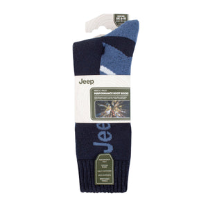 Men's 3 Pair Jeep Performance Cotton Blend Boot Socks