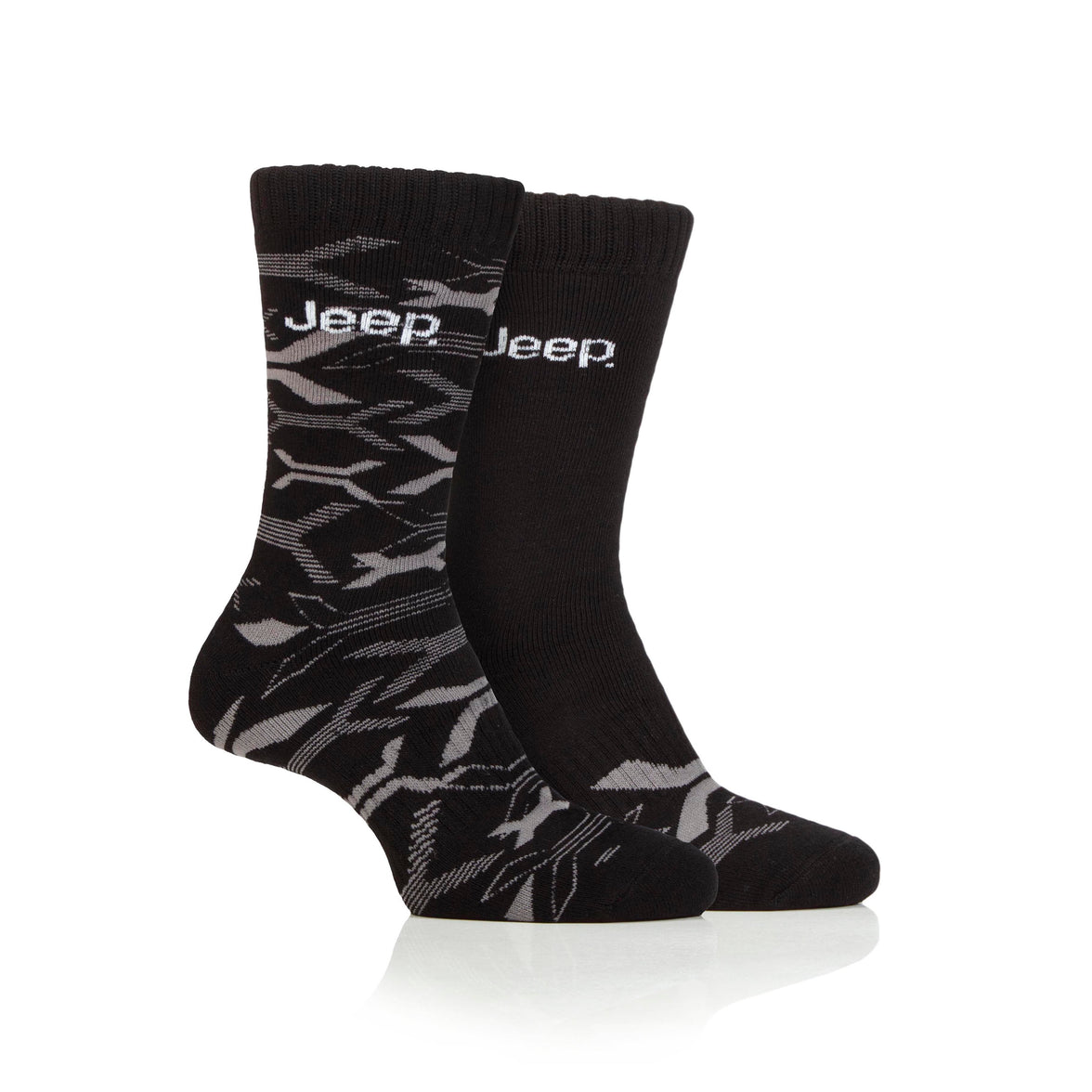 Men's 2 Pair Jeep Heavy Cushioned Bamboo Boot Socks