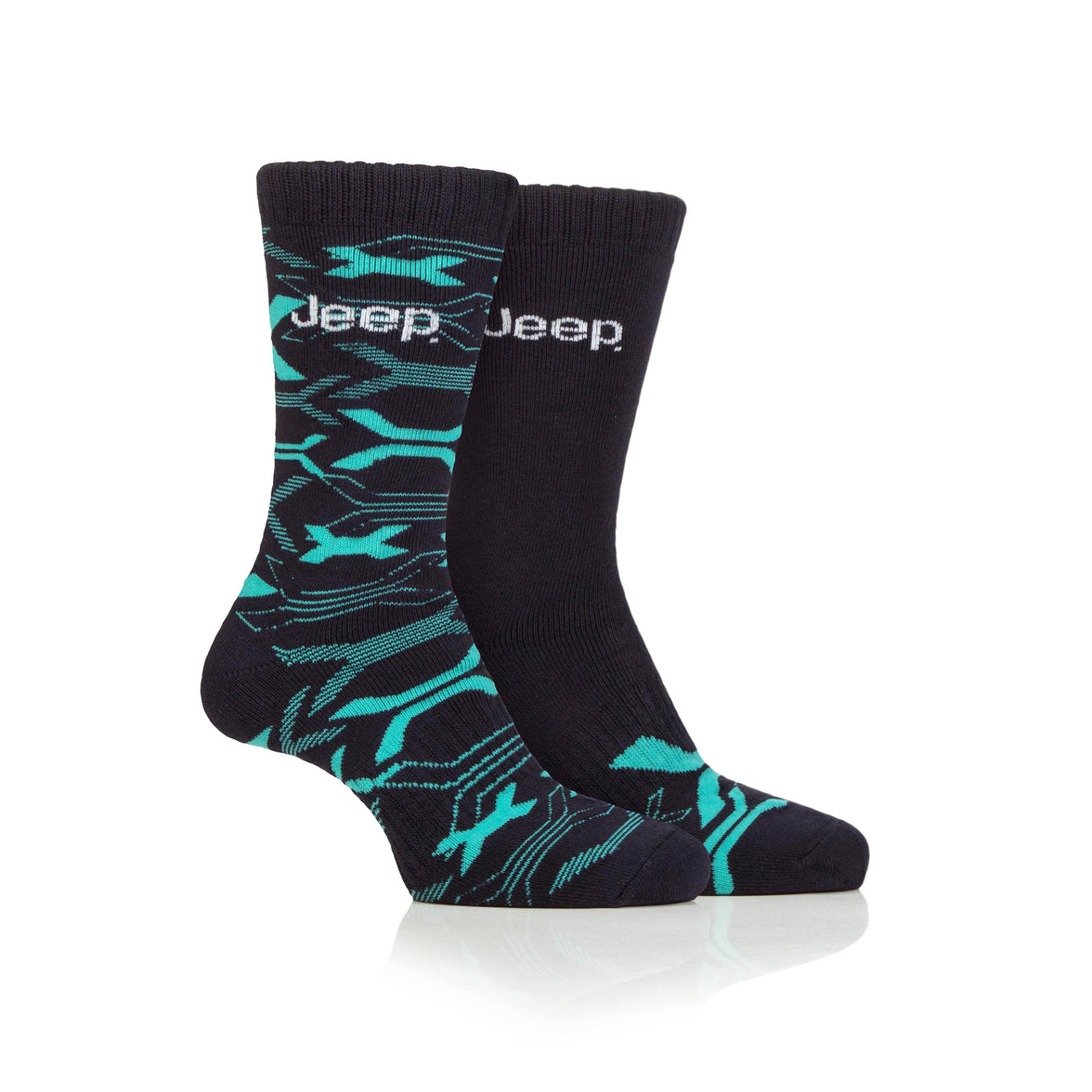 Men's 2 Pair Jeep Heavy Cushioned Bamboo Boot Socks