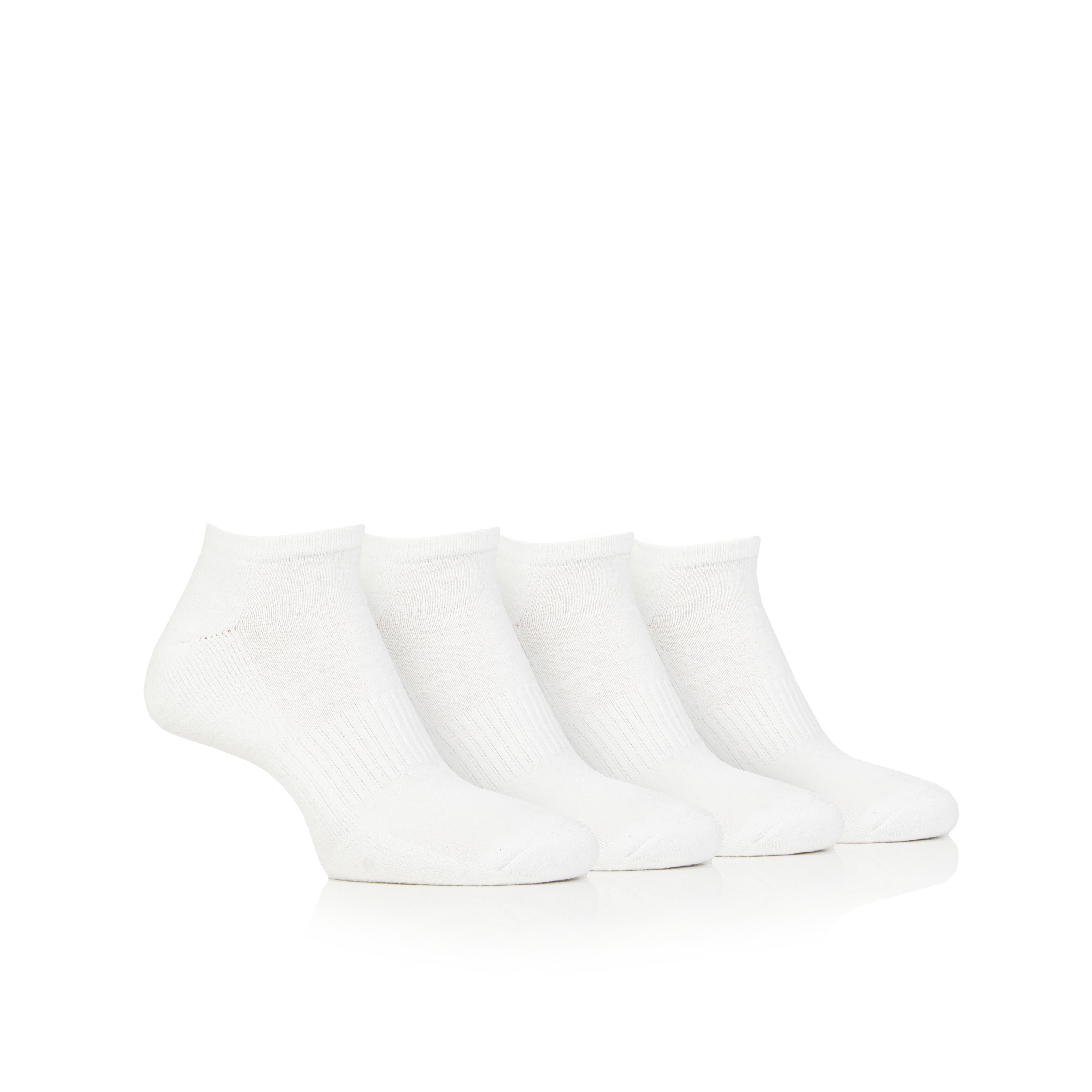 Men's 4 Pair Jeep Regenerated Cotton Trainer Socks