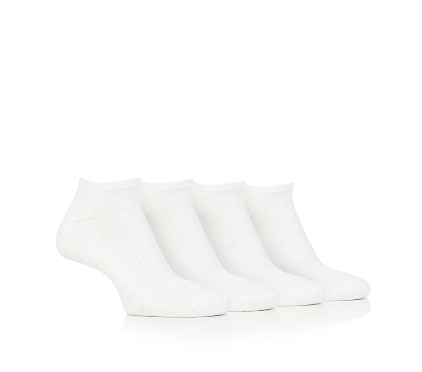 Men's 4 Pair Jeep Regenerated Cotton Trainer Socks