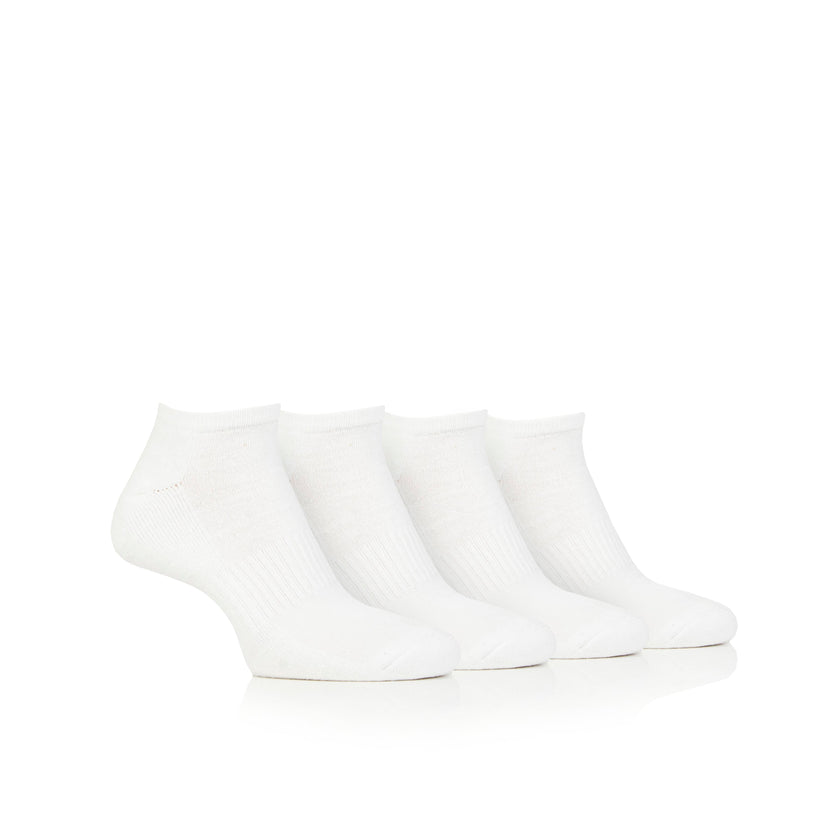 Men's 4 Pair Jeep Regenerated Cotton Trainer Socks