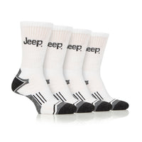 Men's 4 Pair Jeep Performance Technical Crew Sport Socks