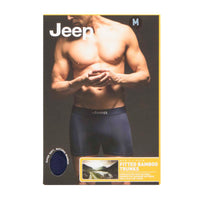 Men's 2 Pack Jeep Bamboo Plain Fitted Trunks